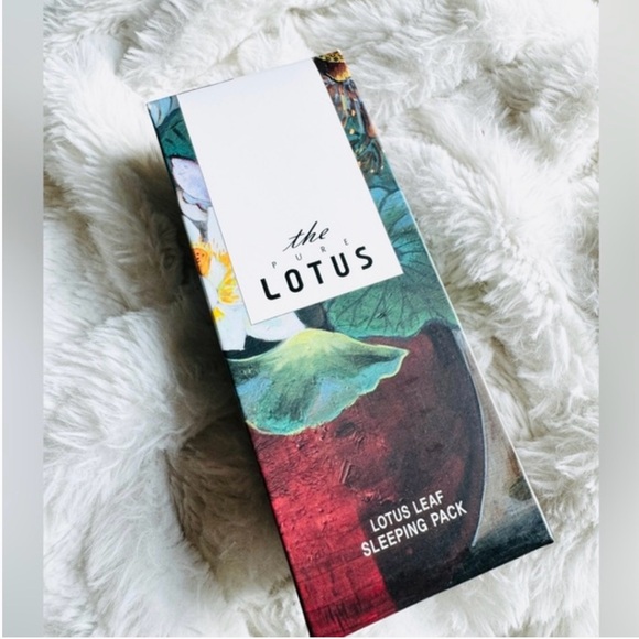 The Pure Lotus Leaf Sleeping Pack Korean Skincare NIB - Picture 2 of 4